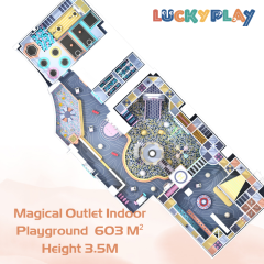 603M² New Design Magical Outlet Indoor Playground