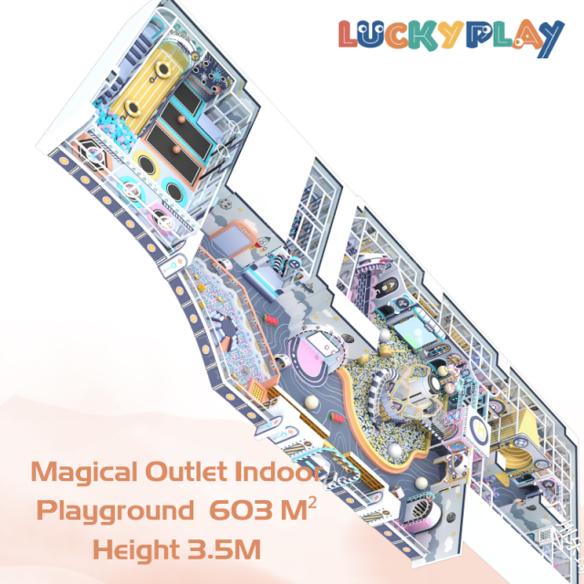 603M² New Design Magical Outlet Indoor Playground