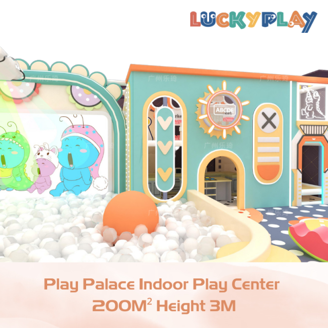 200M² Visitor Attraction Play Palace Indoor Play Center