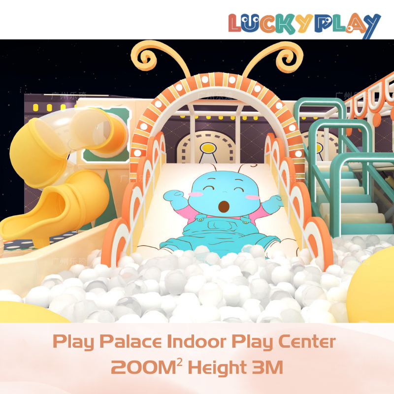 200M² Visitor Attraction Play Palace Indoor Play Center