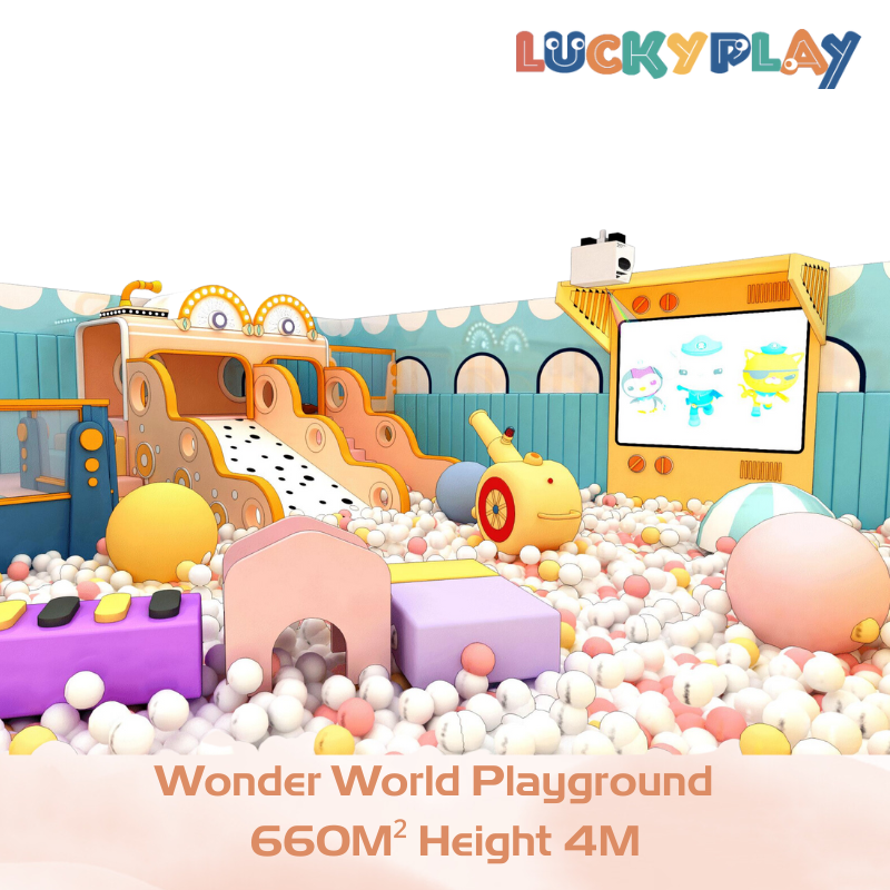 660M² Kids Loved Wonder World Indoor Play Ground
