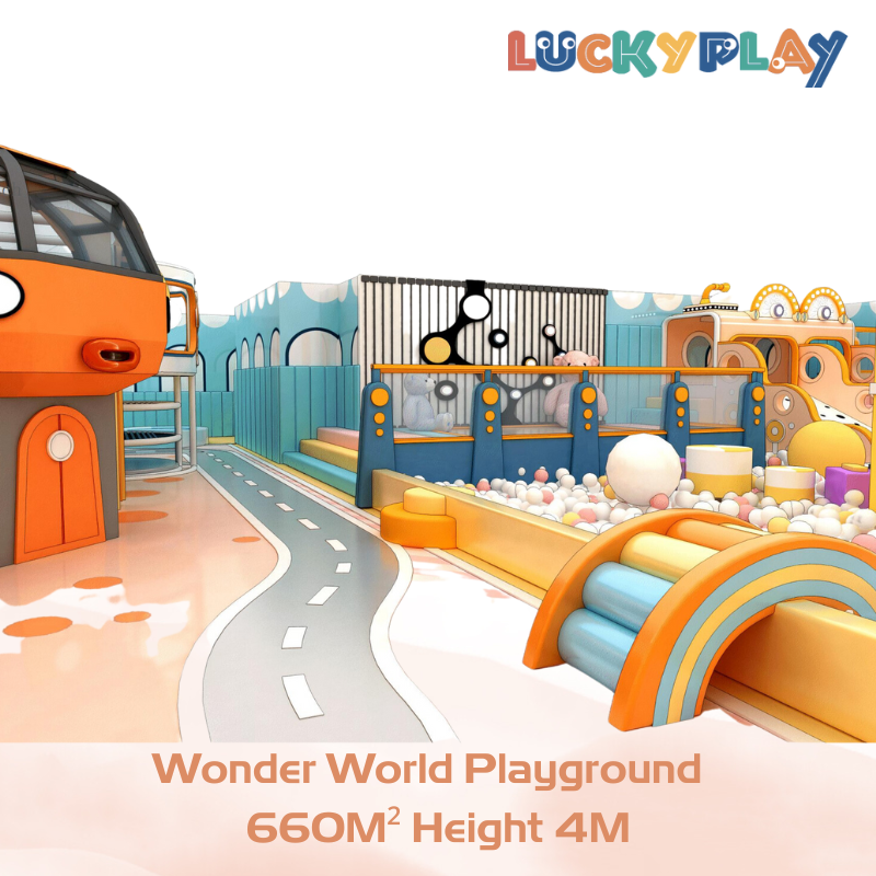 660M² Kids Loved Wonder World Indoor Play Ground