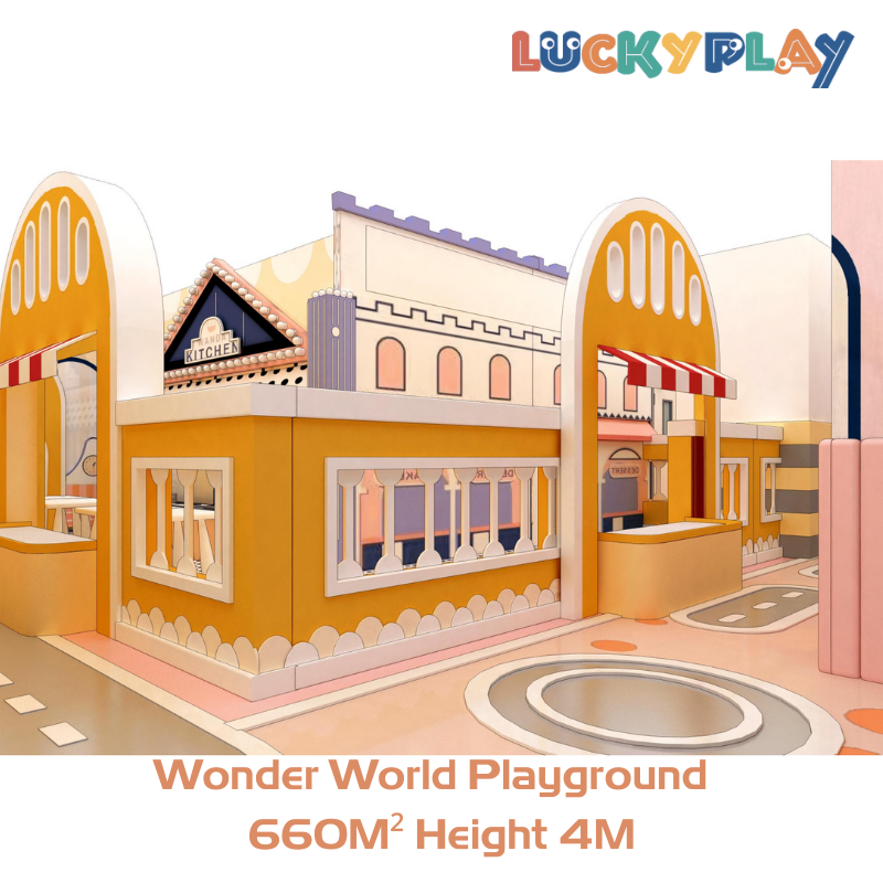 660M² Kids Loved Wonder World Indoor Play Ground