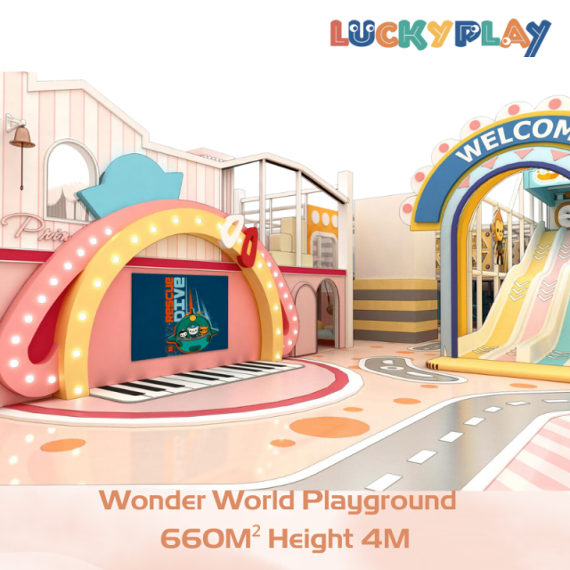 660M² Kids Loved Wonder World Indoor Play Ground