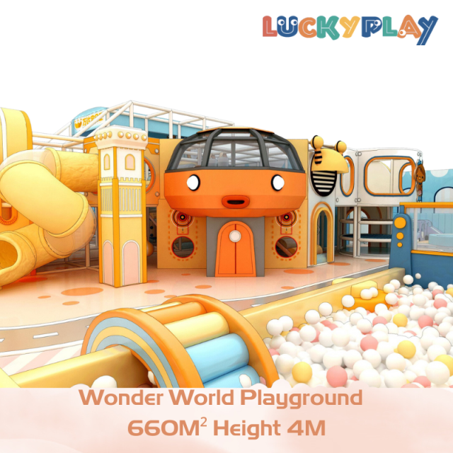 660M² Kids Loved Wonder World Indoor Play Ground