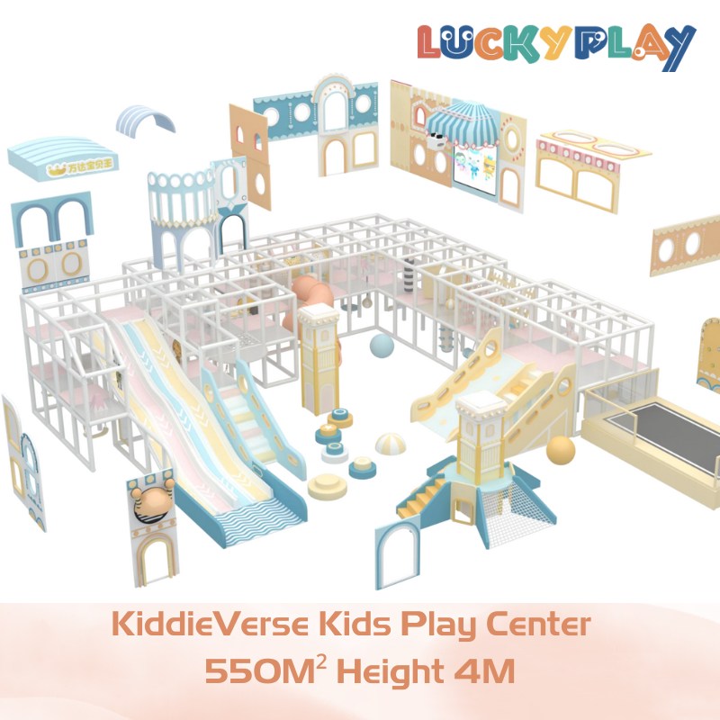 550M² Custom Design KiddieVerse Kids Play Center