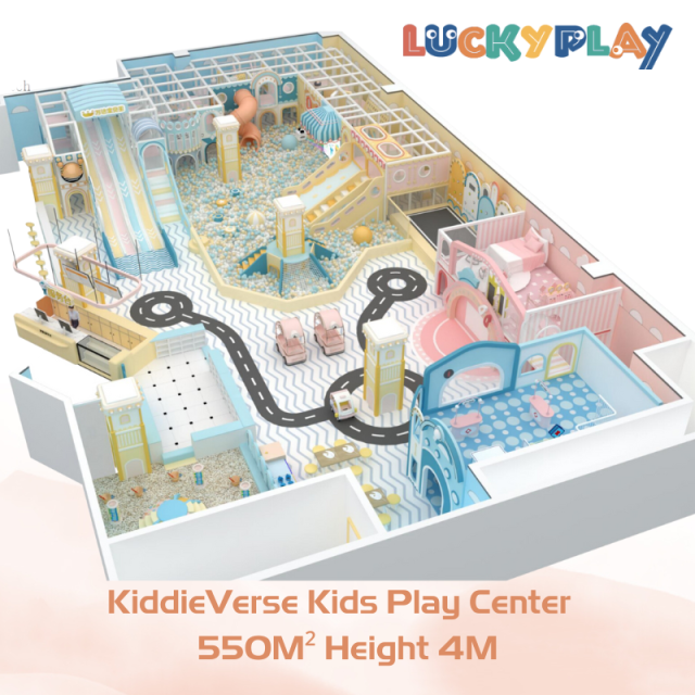 550M² Custom Design KiddieVerse Kids Play Center