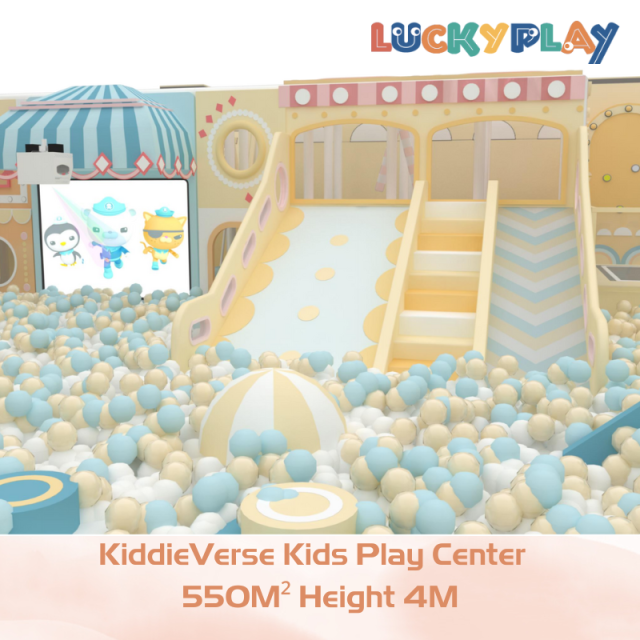 550M² Custom Design KiddieVerse Kids Play Center