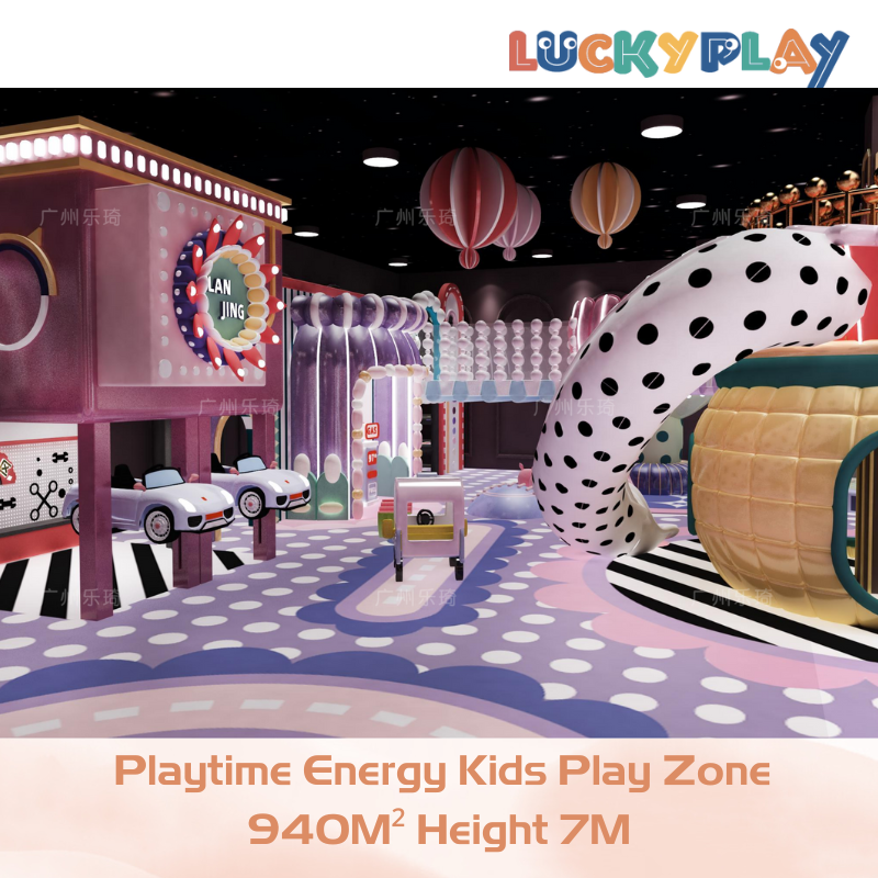 940M² Large Playtime Energy Kids Play Zone