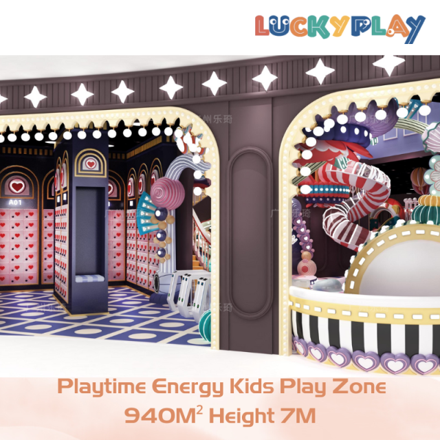 940M² Large Playtime Energy Kids Play Zone