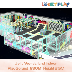 680M² Fully Customised Jolly Wonderland Indoor Playground