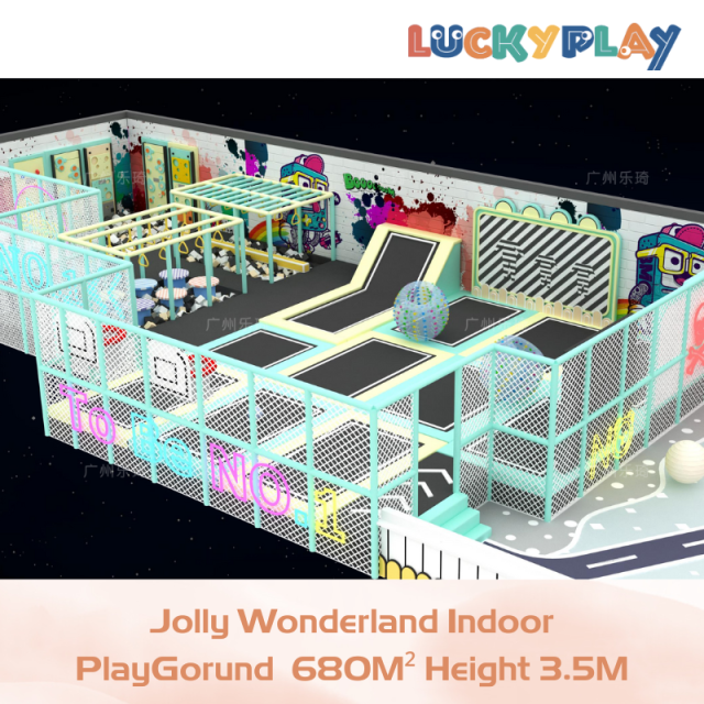 680M² Fully Customised Jolly Wonderland Indoor Playground