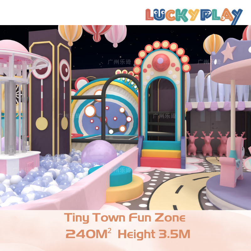 240M² Fully Customised Indoor Tiny Town Fun Zone