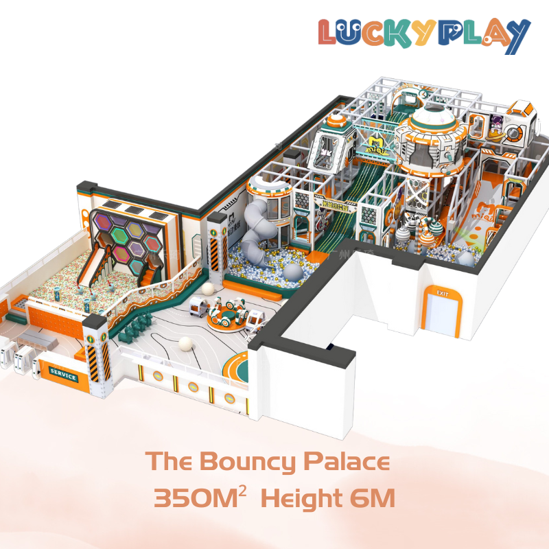 350M² Attractive Design The Bouncy Palace