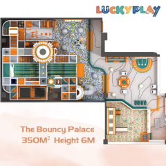 350M² Attractive Design The Bouncy Palace