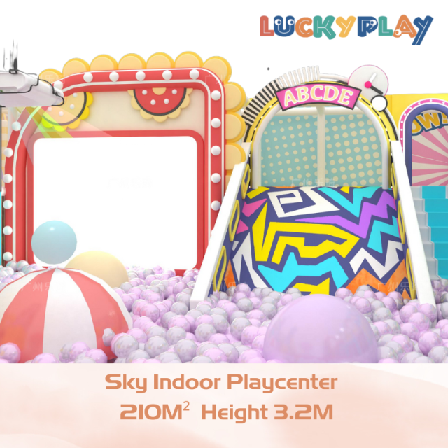 210M² Well Set multi Gaming Sky Indoor Play Center