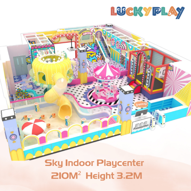210M² Well Set multi Gaming Sky Indoor Play Center