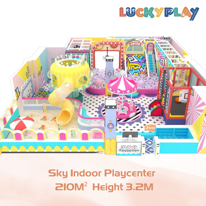 210M² Well Set multi Gaming Sky Indoor Play Center