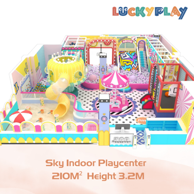 210M² Well Set multi Gaming Sky Indoor Play Center