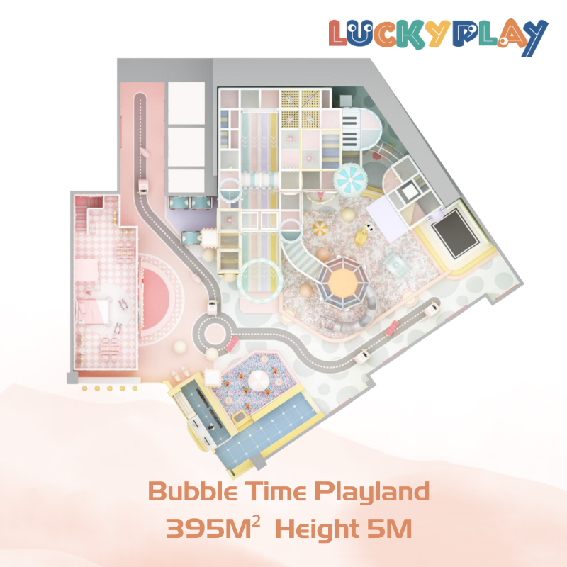 395M² Plain Design The Bubble Time Playland
