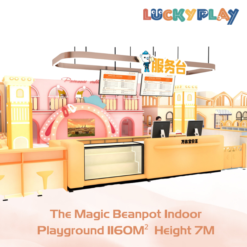 1160M² Multiple play ability Magic Beanpot Indoor Playground