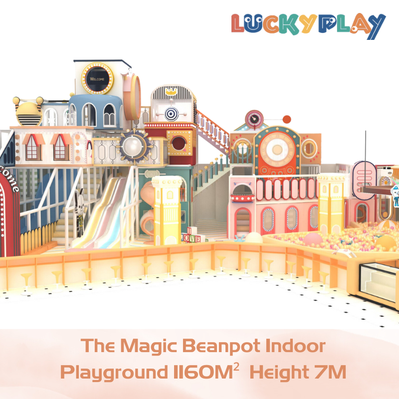 1160M² Multiple play ability Magic Beanpot Indoor Playground