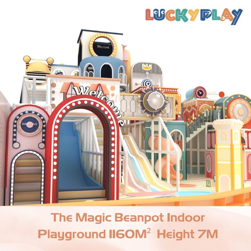 1160M² Multiple play ability Magic Beanpot Indoor Playground