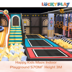 570M² Custom Design Happy Kids Maze Indoor Playground