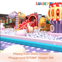 570M² Custom Design Happy Kids Maze Indoor Playground