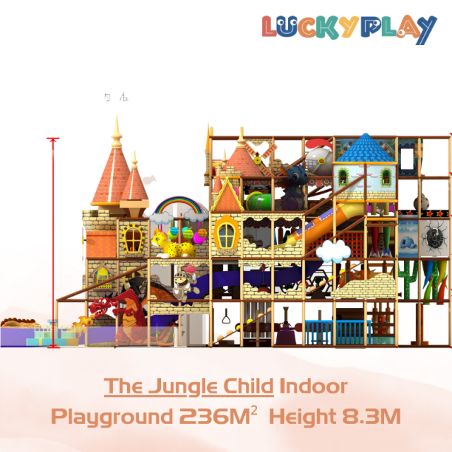 236M² Customise Themed Jungle Child Indoor Playground