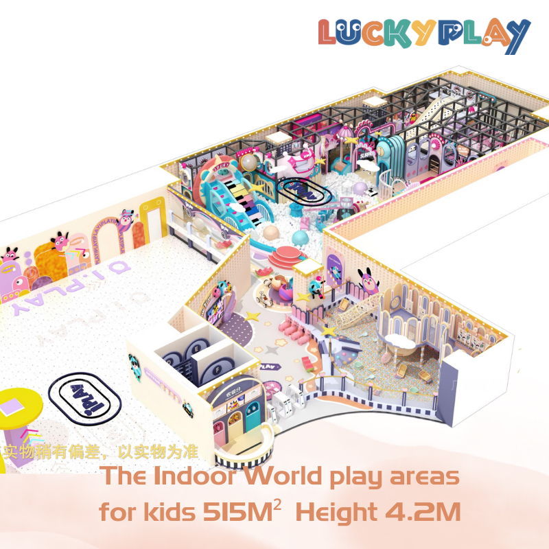 515M² Commercial Indoor World Play Area For Kids
