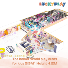 515M² Commercial Indoor World Play Area For Kids