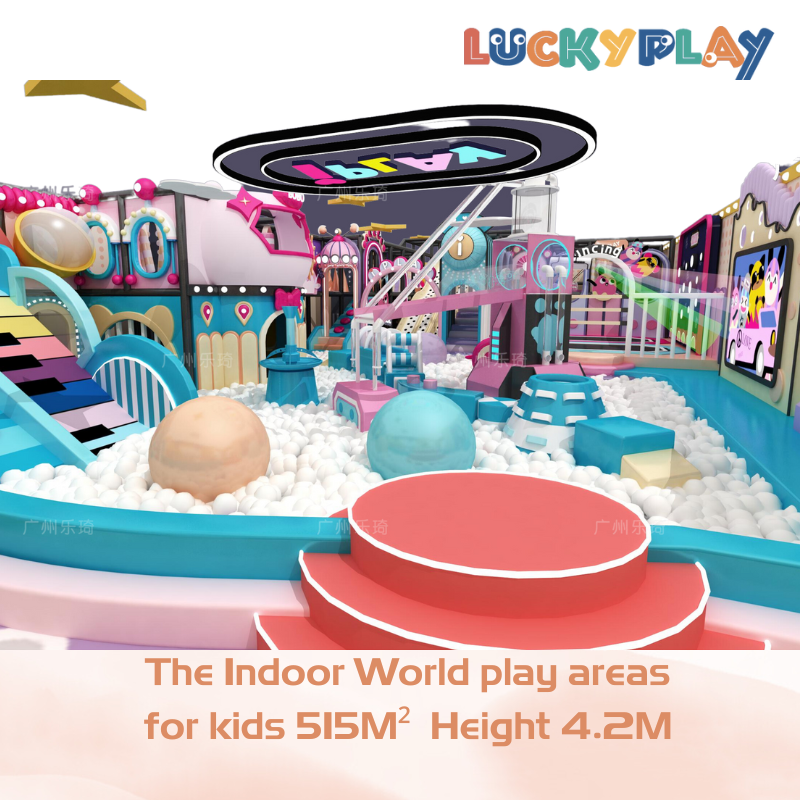 515M² Commercial Indoor World Play Area For Kids