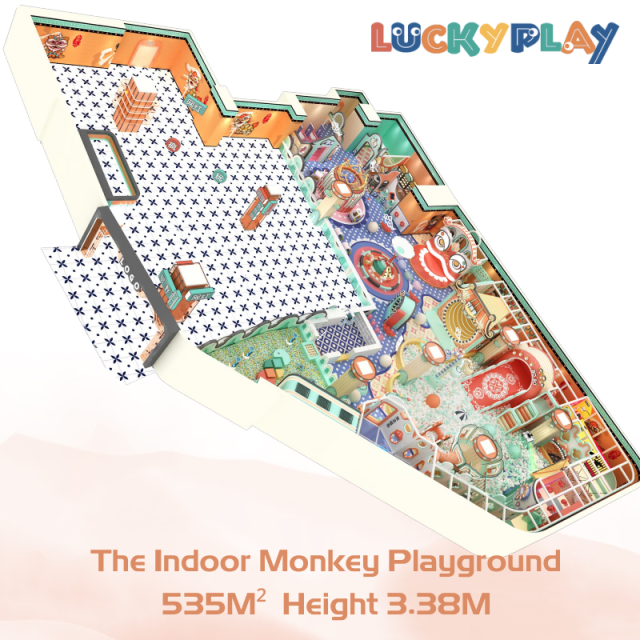 535M² American Style The Indoor Monkey Playground