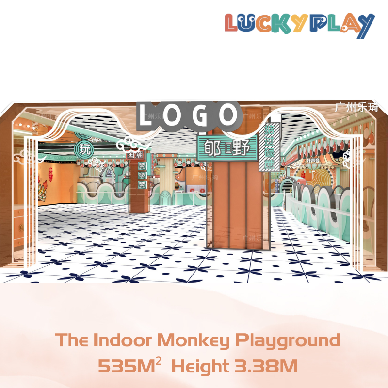 535M² American Style The Indoor Monkey Playground