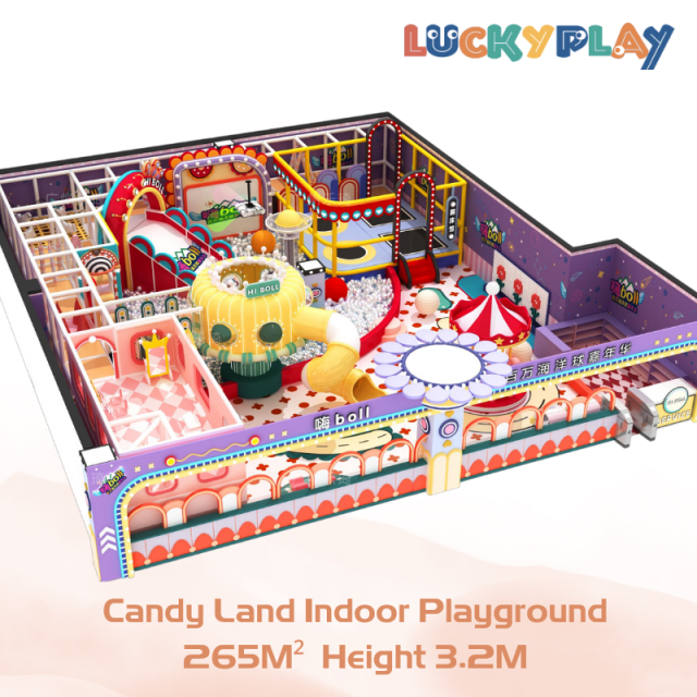 265M² Customised The Candy Land Indoor Playground