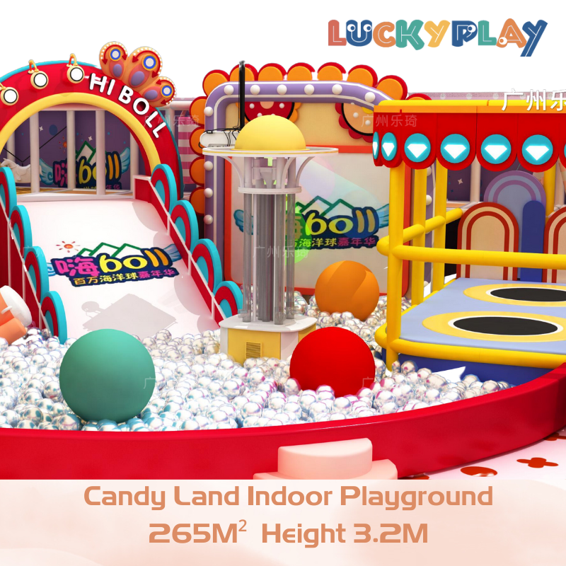 265M² Customised The Candy Land Indoor Playground