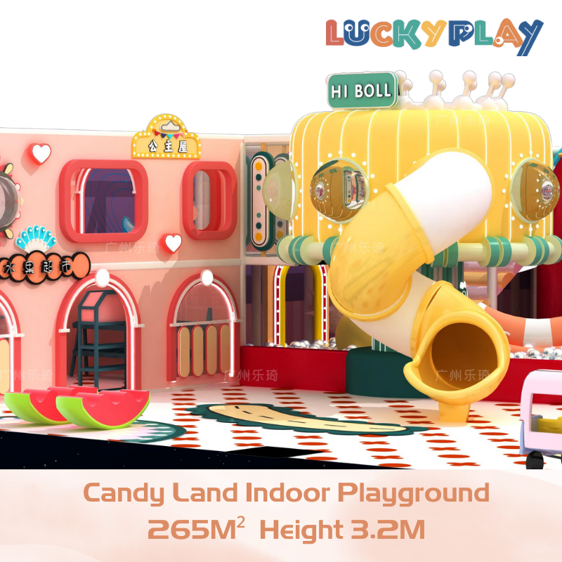 265M² Customised The Candy Land Indoor Playground