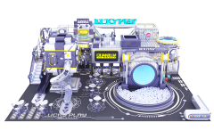 Customised Quantum Space commercial playground equipment