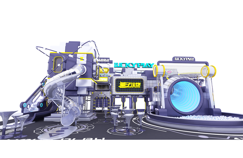 Customised Quantum Space commercial playground equipment