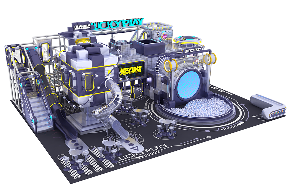 Customised Quantum Space commercial playground equipment