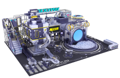 Customised Quantum Space commercial playground equipment
