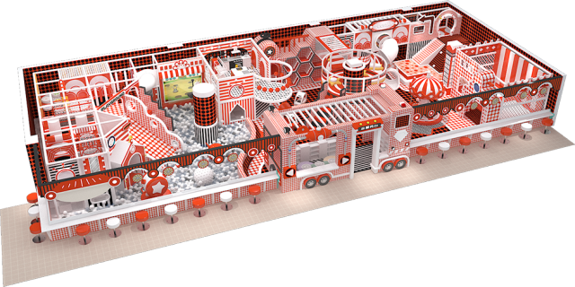 Customised Wave point commercial playground equipment