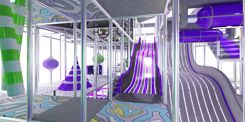 Customised MAGIC WORLD commercial playground equipment