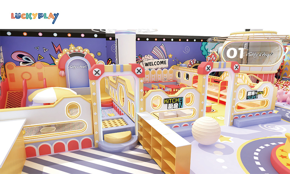 Attractive Kids Fun indoor playground Equipment Playgrounds for Children