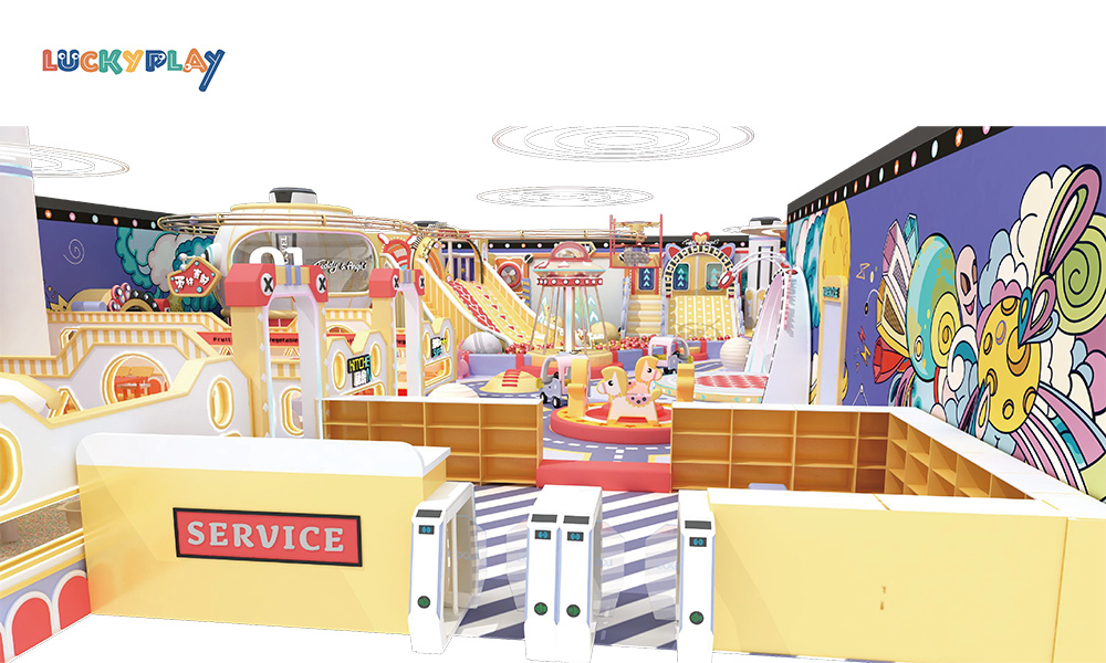 Attractive Kids Fun indoor playground Equipment Playgrounds for Children