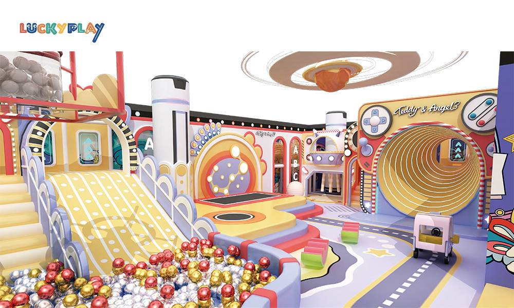 Attractive Kids Fun indoor playground Equipment Playgrounds for Children