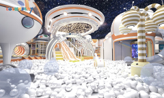 Colorful Maccaron Theme Multi Playing Indoor Playground Project For Sale