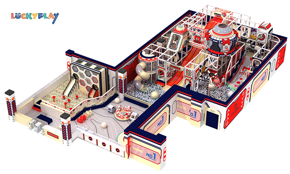 Fully Custom Made Commercial Indoor Playground Project for Shopping mall For Sell