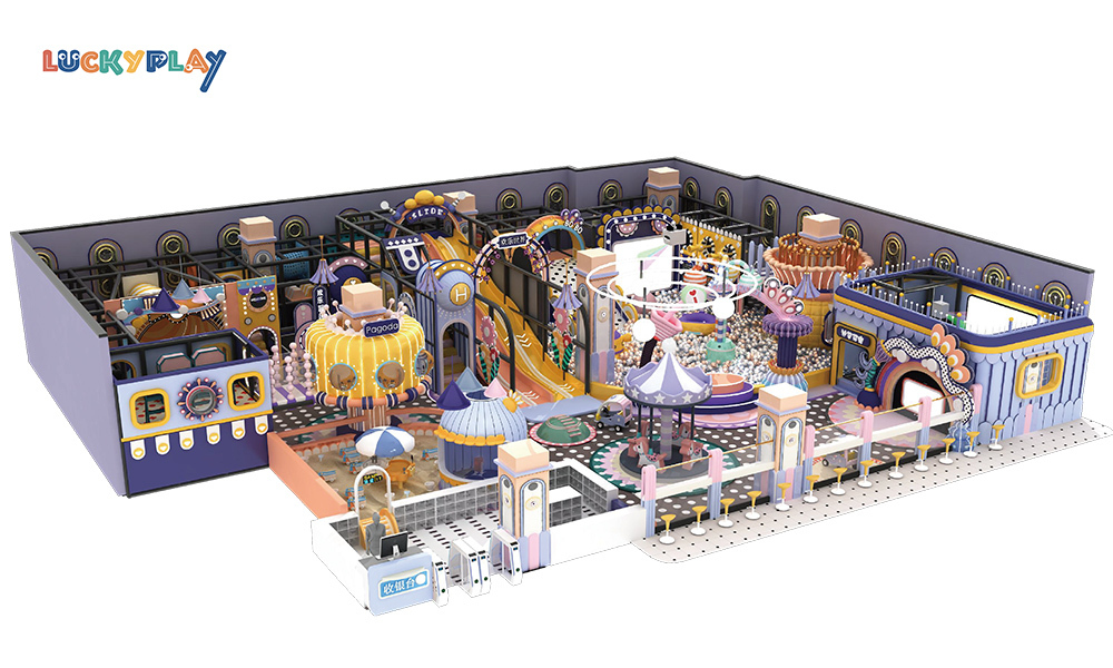 422㎡-Fully Custom Made Commercial Indoor Playground Project for Shopping mall For Sell